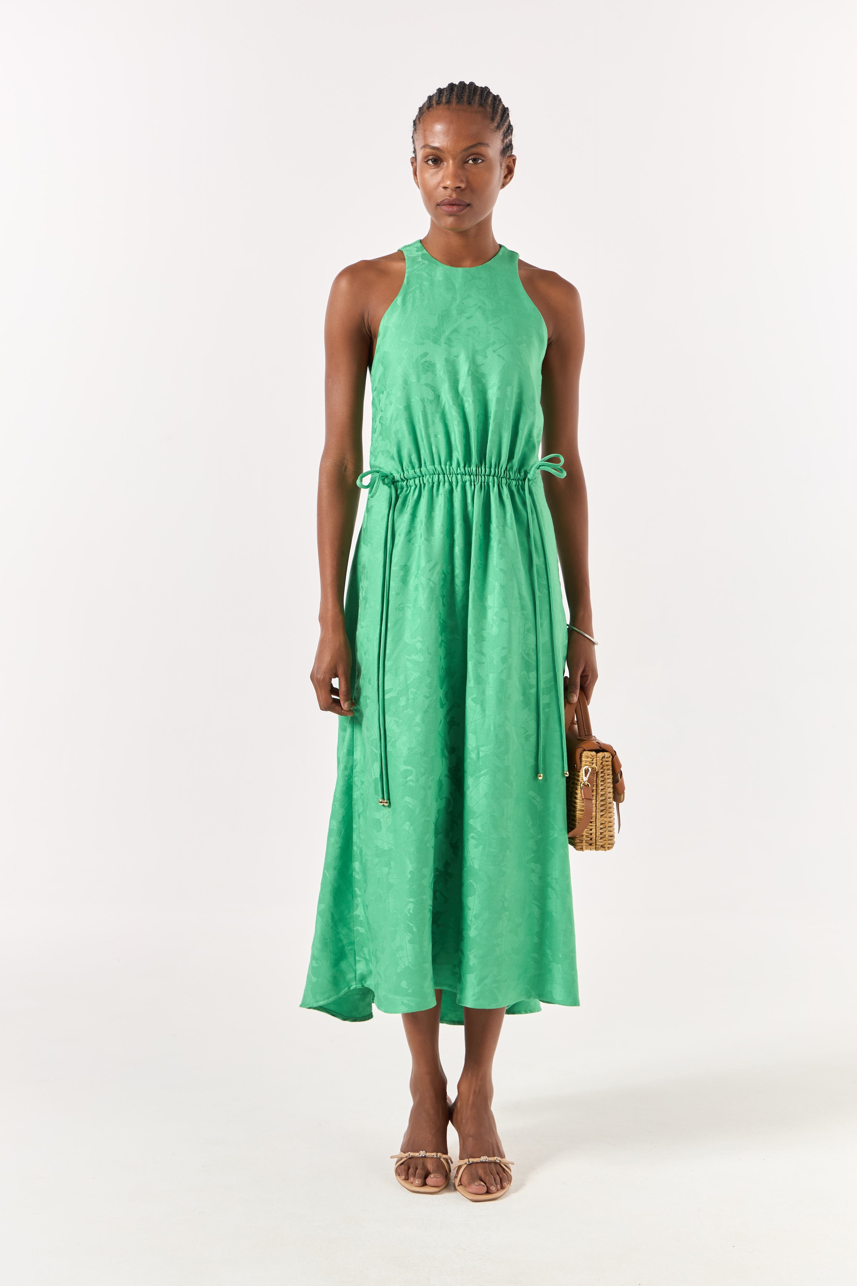 SK Green Midi Dress