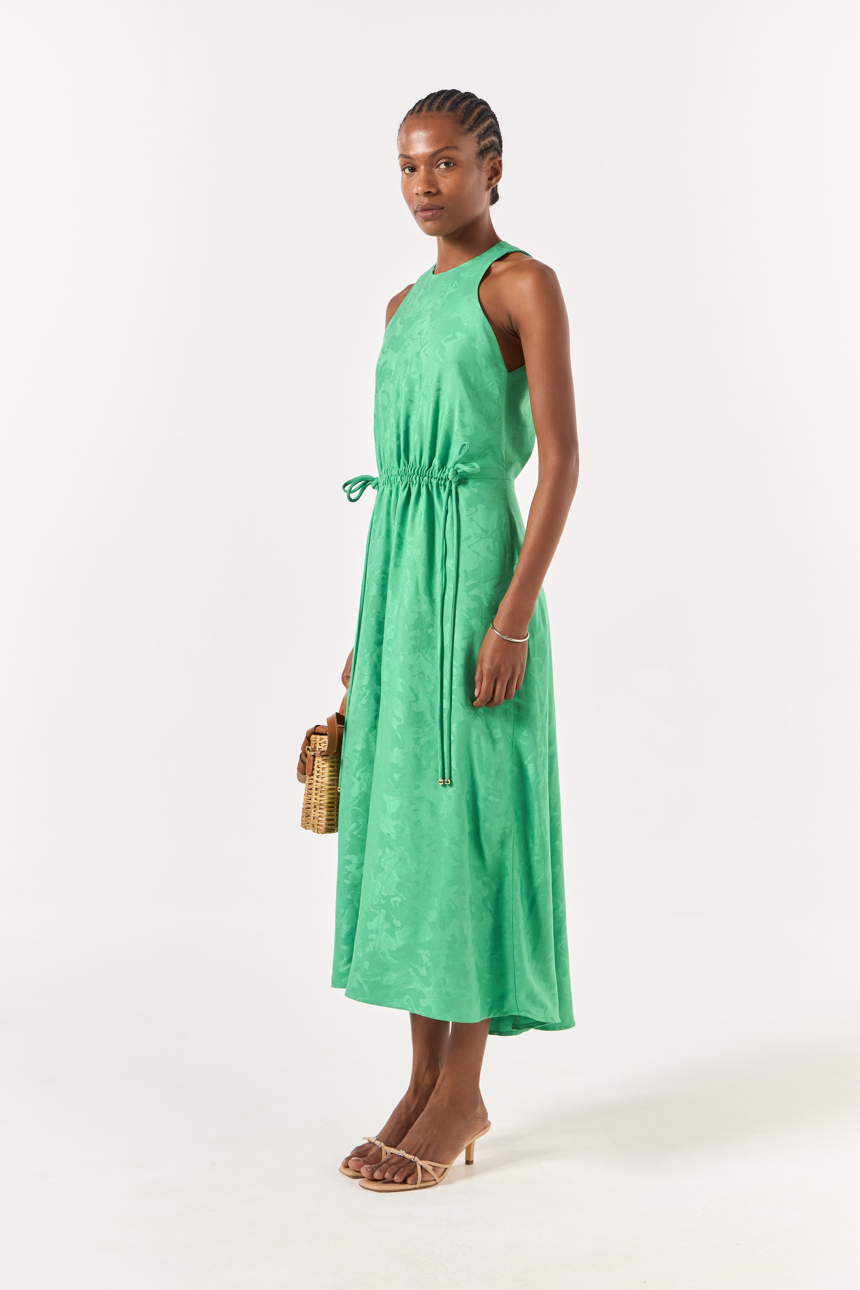 SK Green Midi Dress