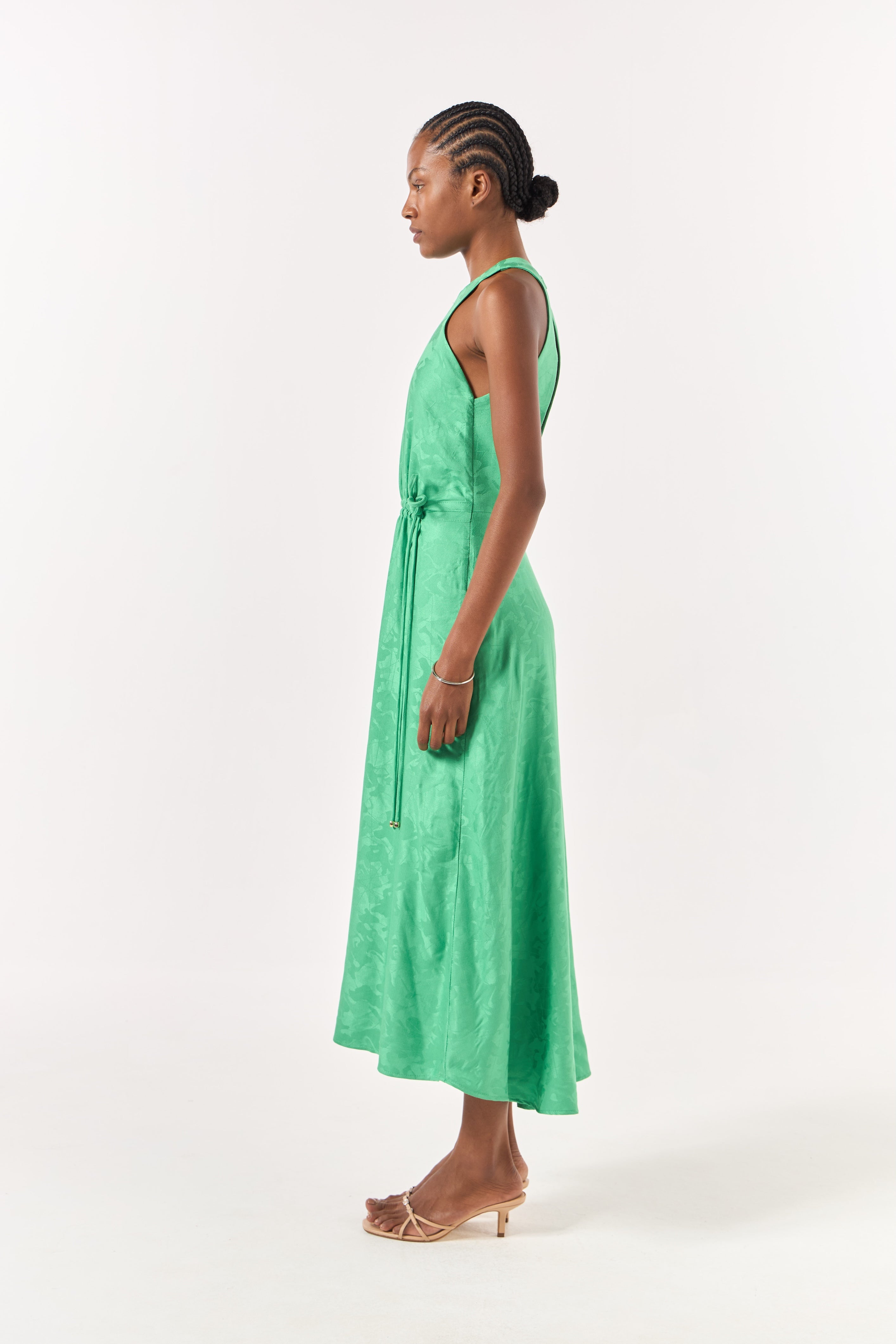 SK Green Midi Dress