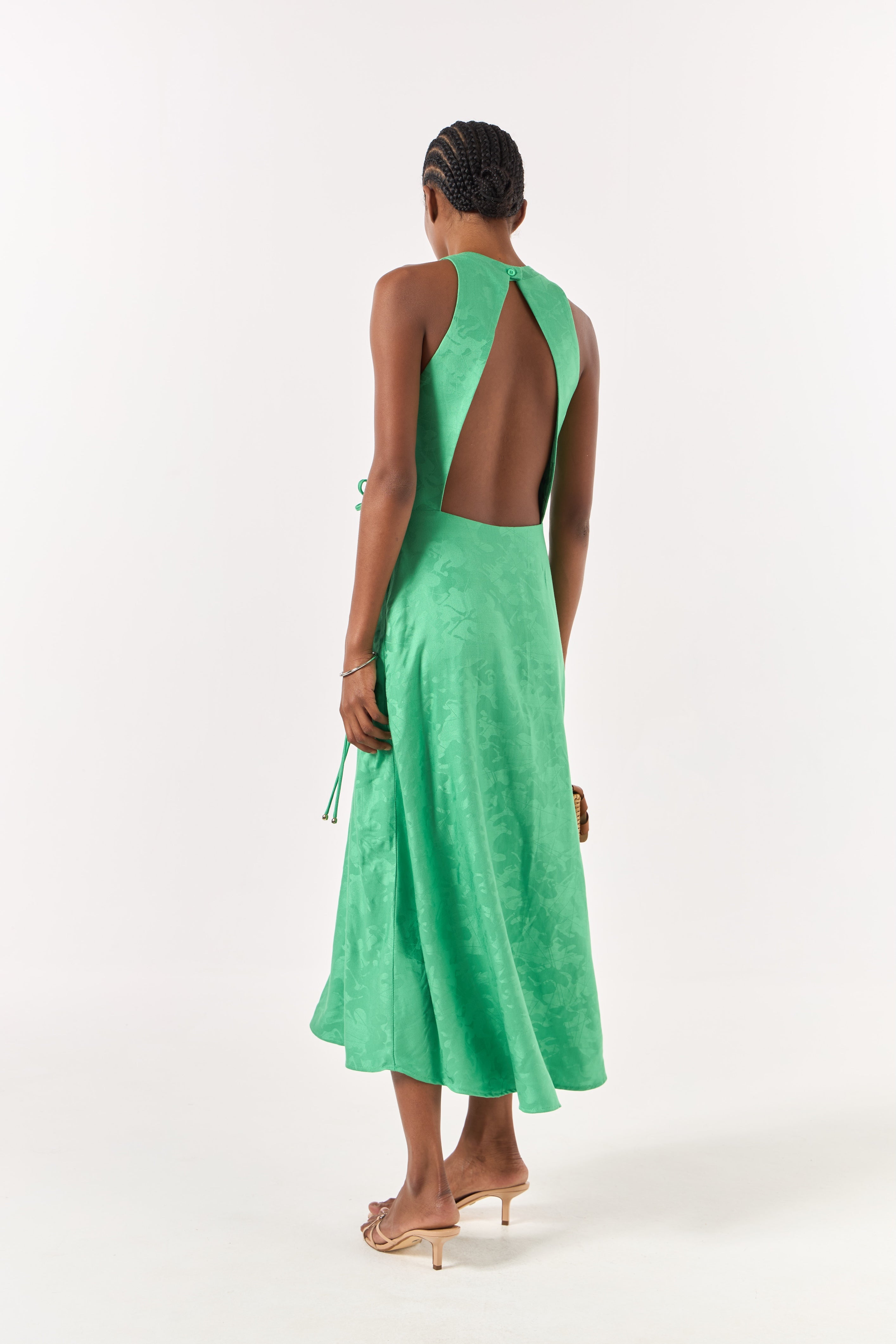 SK Green Midi Dress