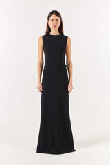 SK Black Long Dress