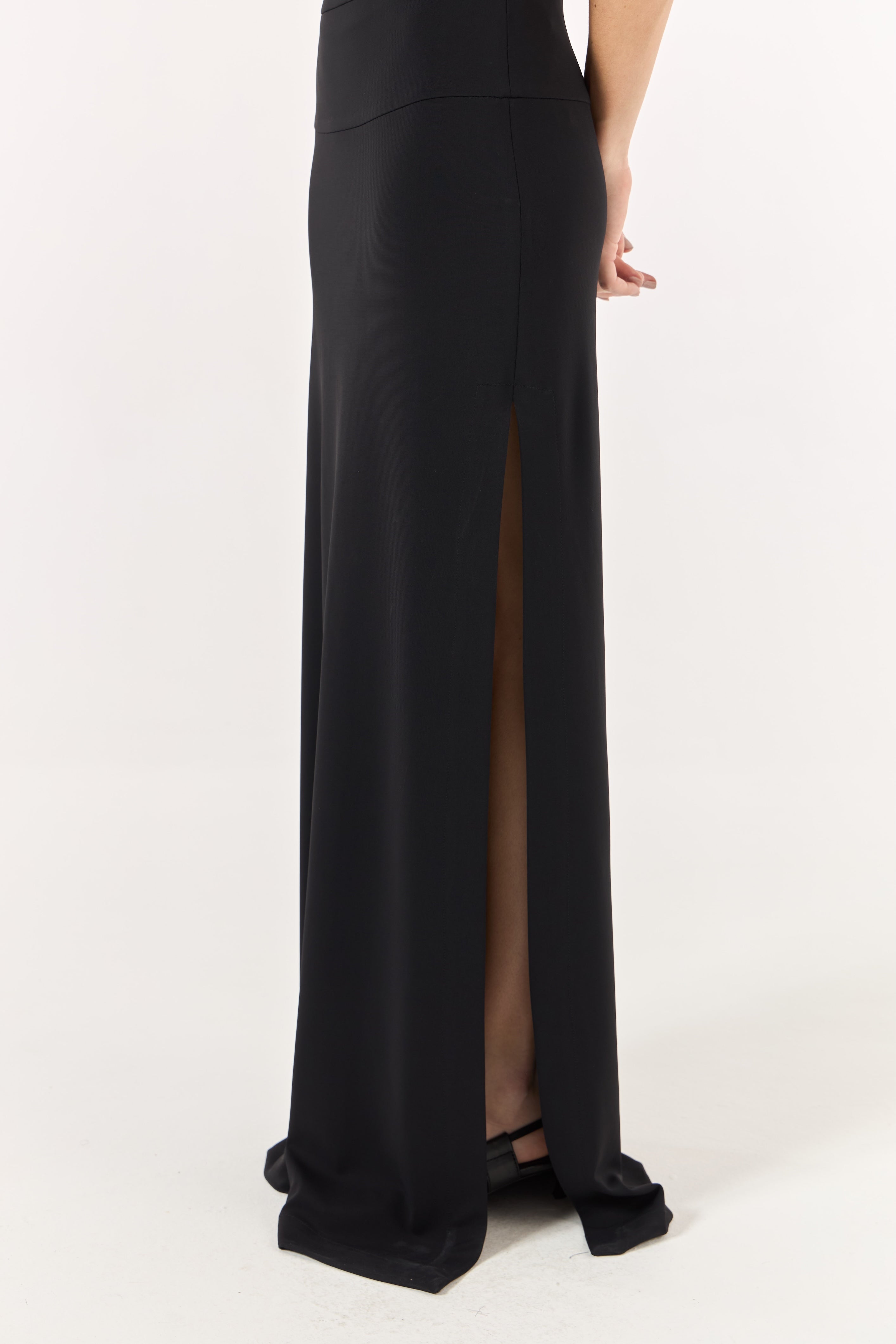 SK Black Long Dress