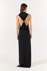 SK Black Long Dress