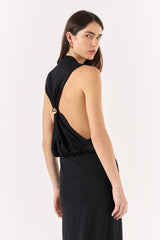 SK Black Long Dress