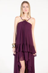 SK Burgundy Long dress
