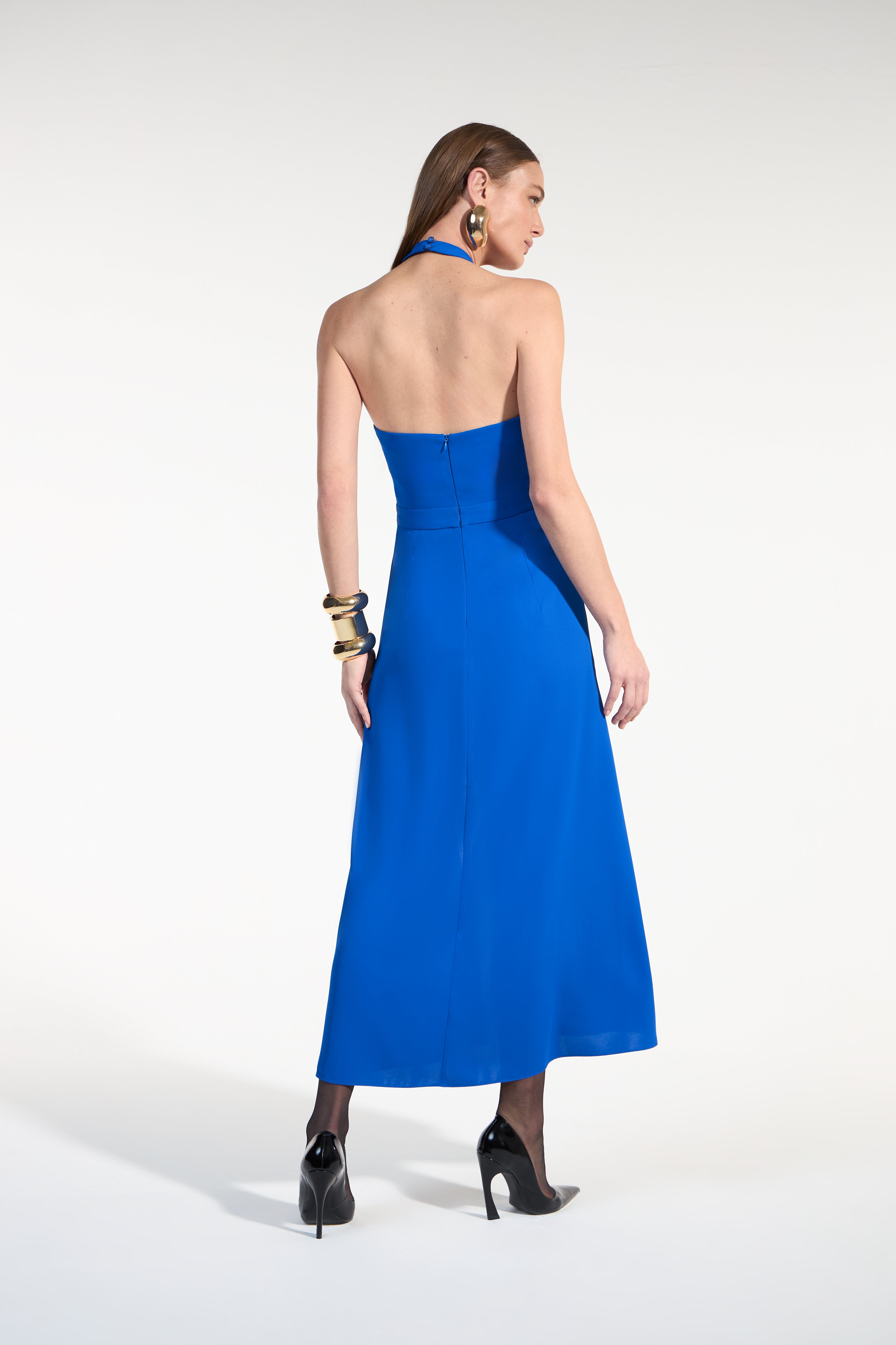 SK Blue Midi Dress