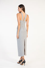 SK Light Grey Midi Dress