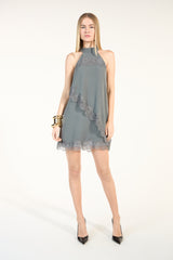 SK Grey Short Dress