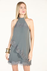 SK Grey Short Dress