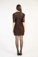 SK Brown Short Dress