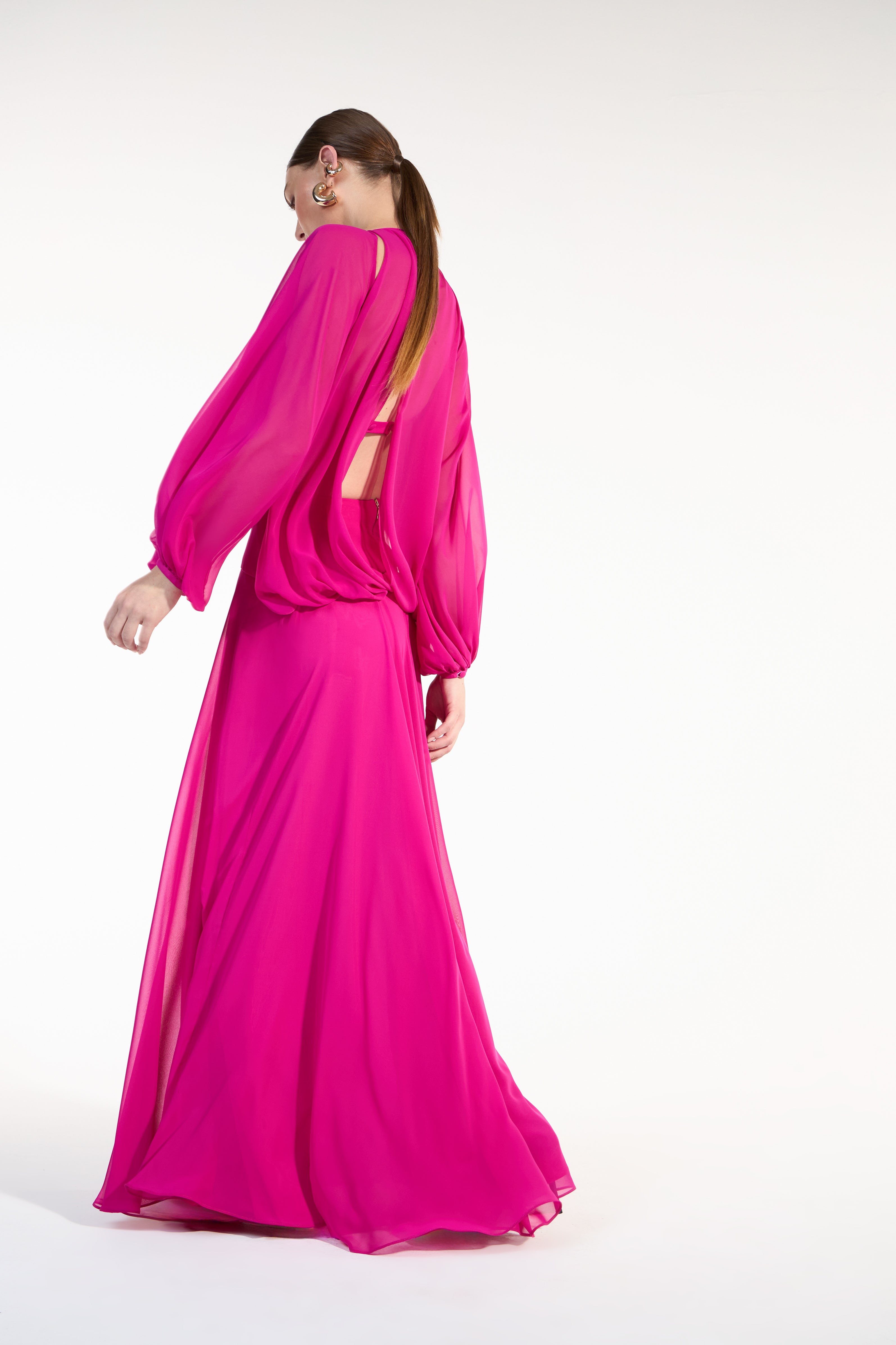 SK Pink Long Dress