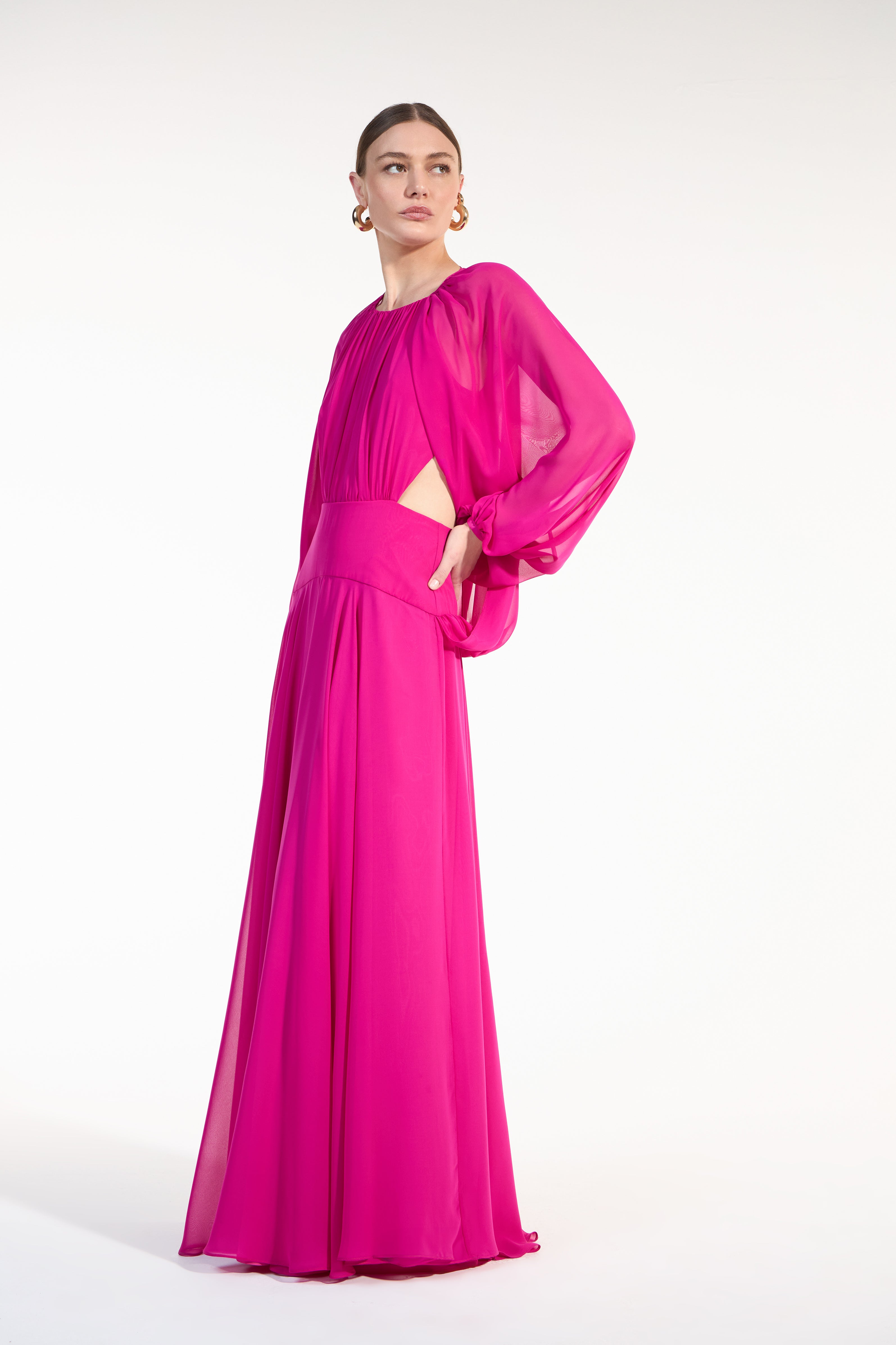 SK Pink Long Dress