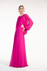SK Pink Long Dress