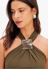 LP Green Midi Dress