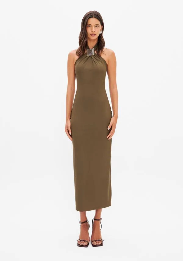 LP Green Midi Dress