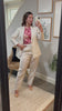 MN Linen Blazer Agatha in Off-White