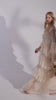 TD Off-white Lace Long Dress
