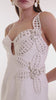 SK Off- White Short Dress